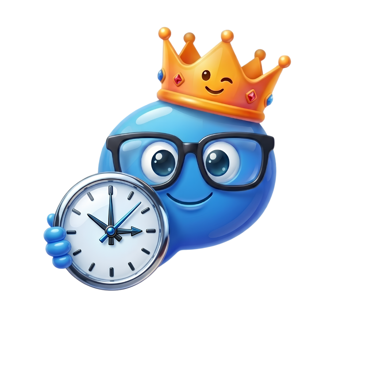 Mascot with Clock