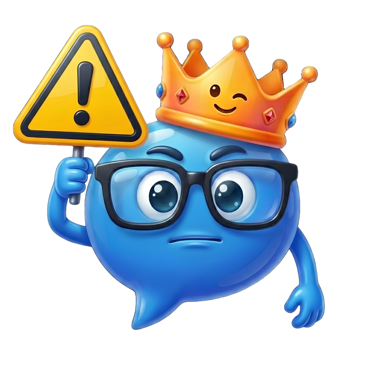 Warning Mascot